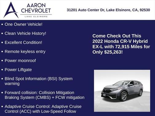 2022 Honda CR-V Hybrid EX-L