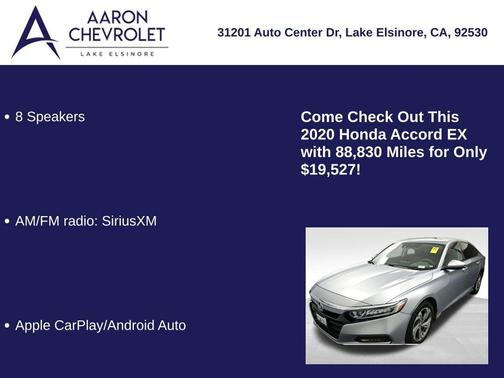 2020 Honda Accord EX 1.5T