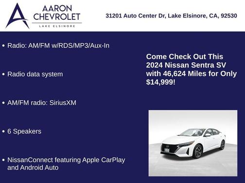 2024 Nissan Sentra SV