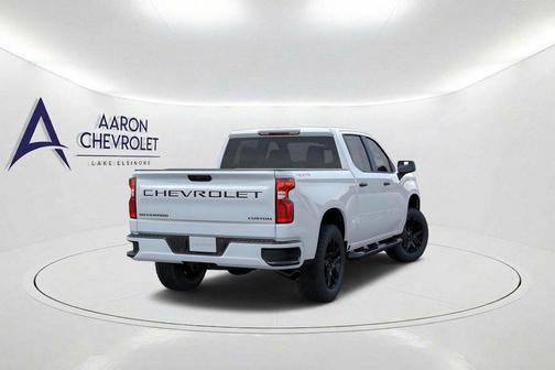 Summit White 2026 Chevrolet Silverado 1500 Custom
