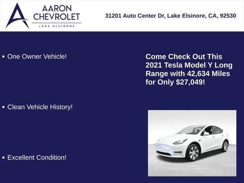 2021 Tesla Model Y Long Range Dual Motor All-Wheel Drive