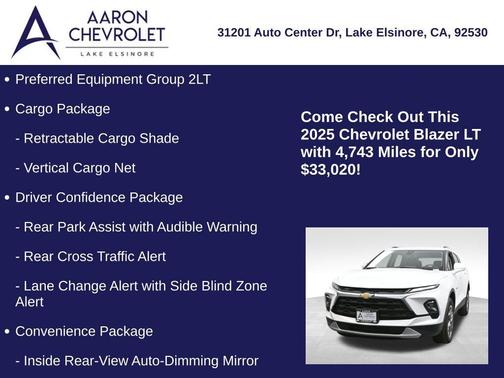 2025 Chevrolet Blazer 2LT