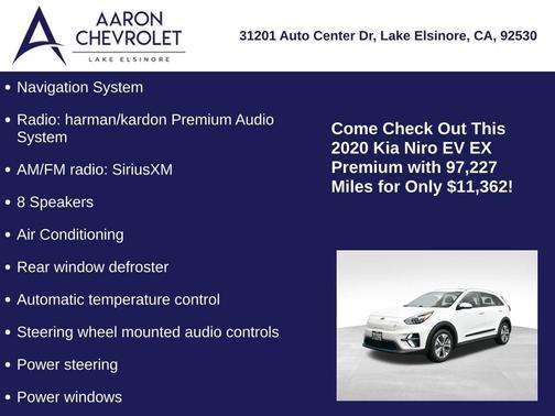 2020 Kia Niro EV EX Premium