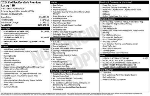 2024 Cadillac Escalade Premium Luxury