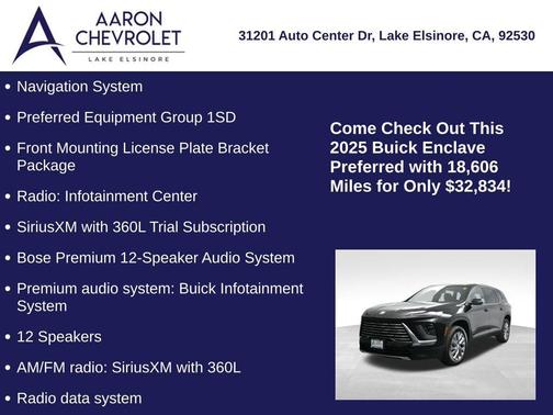 2025 Buick Enclave Preferred FWD