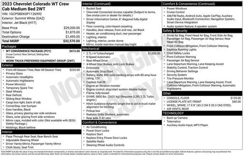 2023 Chevrolet Colorado WT