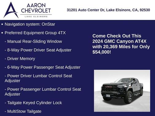 2024 GMC Canyon AT4X