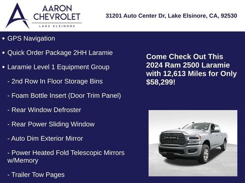 2024 RAM 2500 Laramie Crew Cab 4x4 6'4' Box