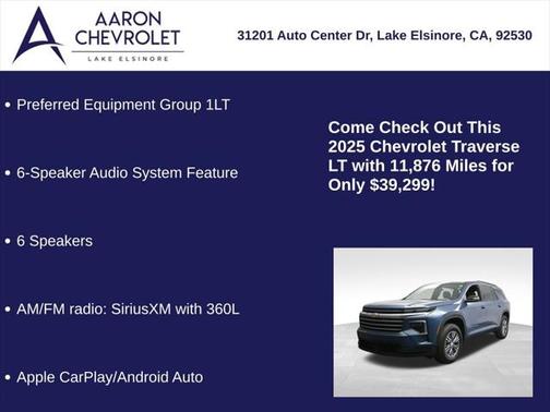 2025 Chevrolet Traverse LT