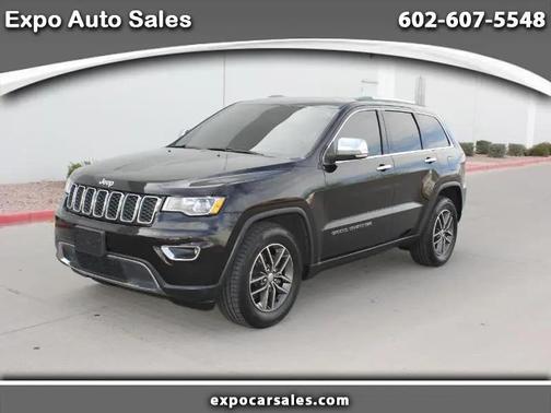 Diamond Black Crystal Pearlcoat 2018 Jeep Grand Cherokee Limited