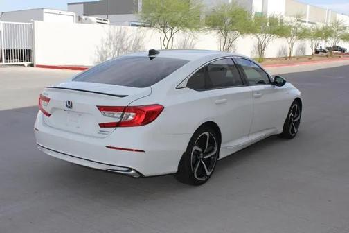 Pearl White 2022 Honda Accord Hybrid Sport