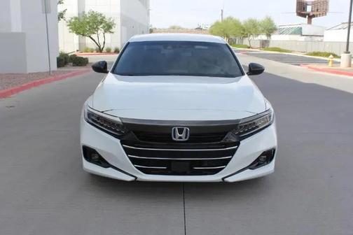Pearl White 2022 Honda Accord Hybrid Sport