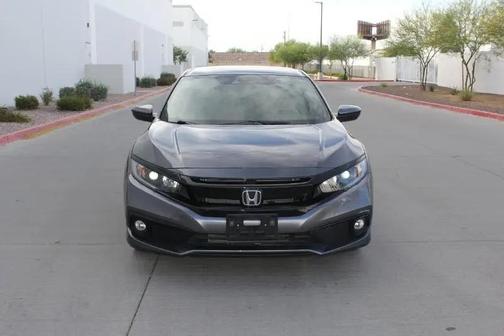 Modern Steel Metallic 2021 Honda Civic Sport