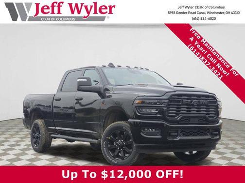 2026 RAM 2500 Black Express Crew Cab 4x4 6'4' Box