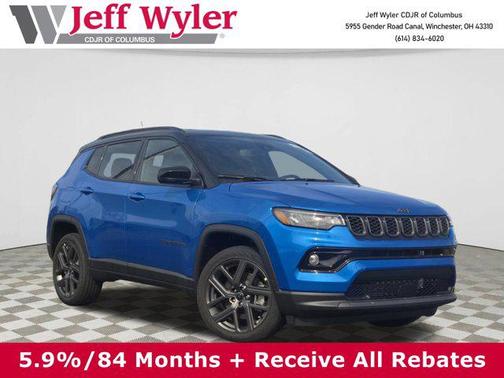 hydro blue pearlcoat 2026 Jeep Compass Limited