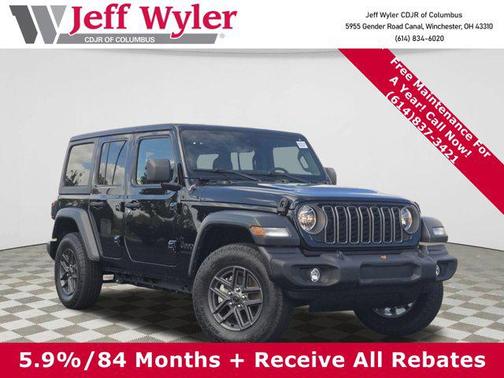 Black Clearcoat 2025 Jeep Wrangler Sport S