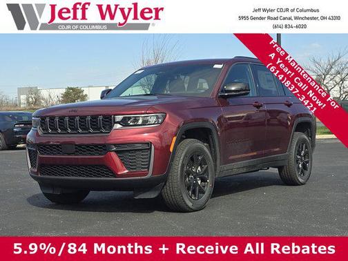 Velvet Red Pearlcoat 2026 Jeep Grand Cherokee Altitude