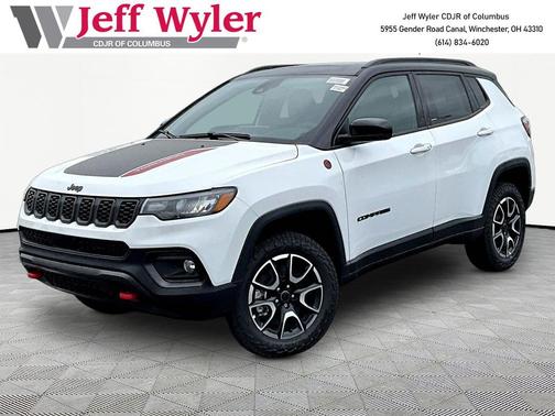Bright White Clearcoat 2026 Jeep Compass Trailhawk