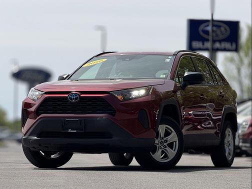 Ruby Flare Pearl 2020 Toyota RAV4 Hybrid LE