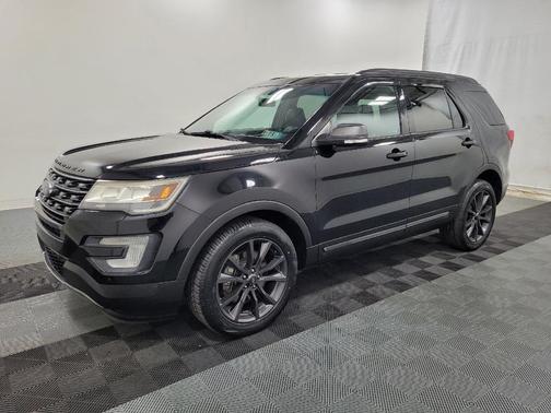 Shadow Black 2017 Ford Explorer XLT
