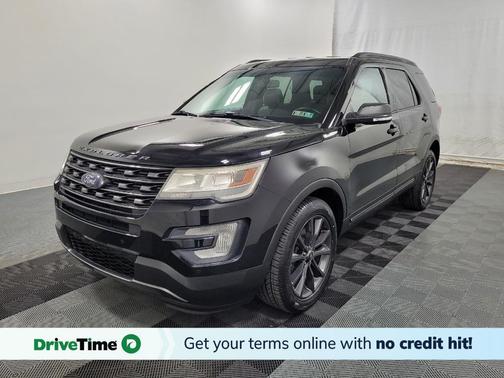 Shadow Black 2017 Ford Explorer XLT
