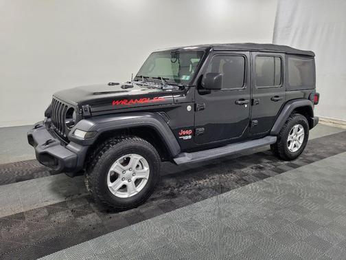Black Clearcoat 2018 Jeep Wrangler Unlimited Sport