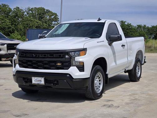 Summit White 2026 Chevrolet Silverado 1500 Base