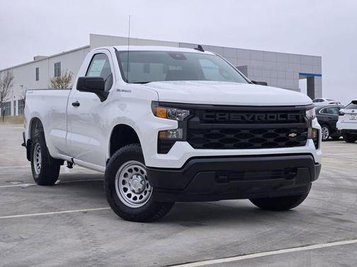 Summit White 2025 Chevrolet Silverado 1500 WT