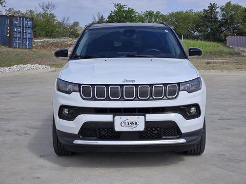 Bright White Clearcoat 2022 Jeep Compass Limited
