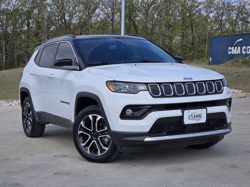 Bright White Clearcoat 2022 Jeep Compass Limited