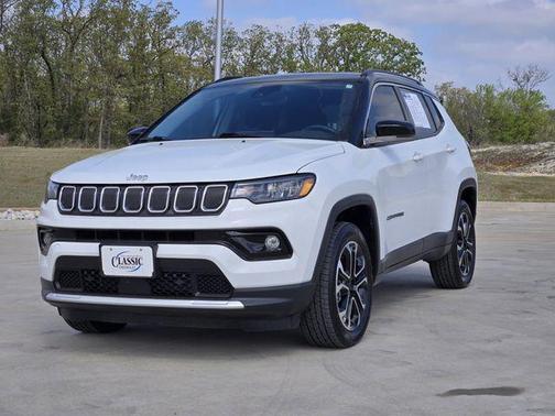 Bright White Clearcoat 2022 Jeep Compass Limited