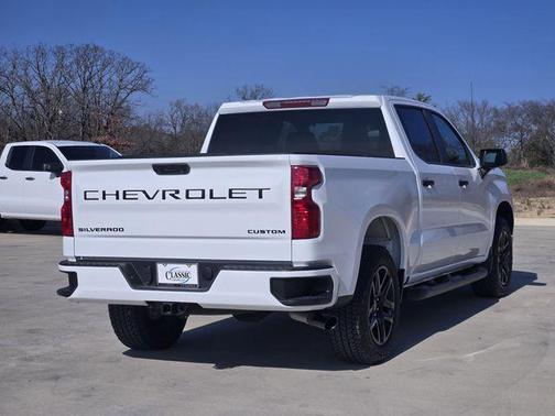 Summit White 2025 Chevrolet Silverado 1500 Custom