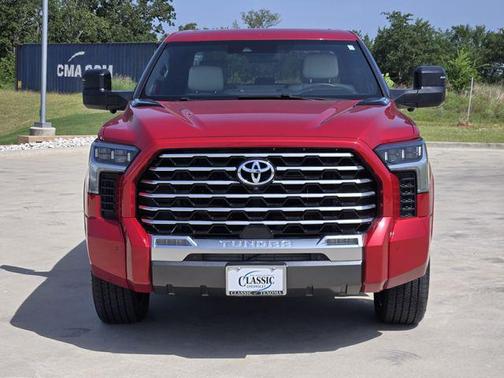 Red 2023 Toyota Tundra Hybrid Capstone