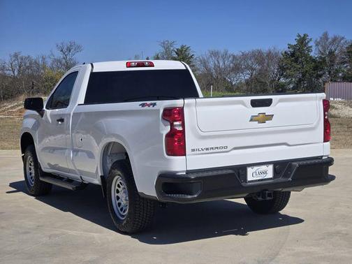 Summit White 2025 Chevrolet Silverado 1500 WT