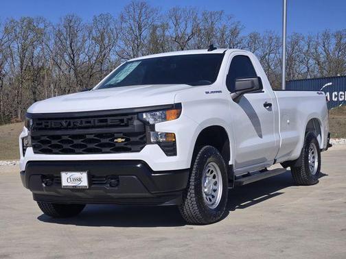 Summit White 2025 Chevrolet Silverado 1500 WT