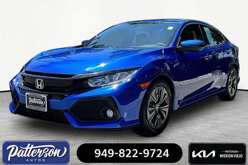 Aegean Blue Metallic 2017 Honda Civic EX