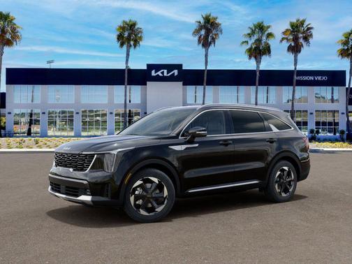 Aurora Black Pearl 2026 Kia Sorento Hybrid EX