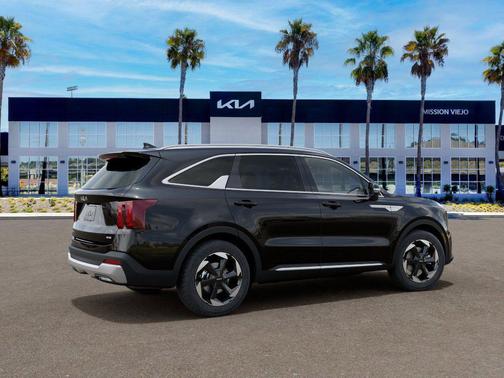 Aurora Black Pearl 2026 Kia Sorento Hybrid EX
