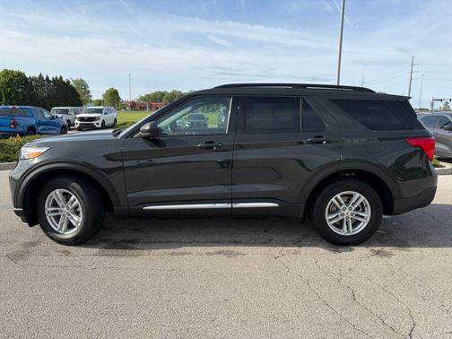 Forged Green Metallic 2023 Ford Explorer XLT