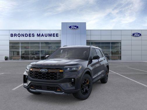 Agate Black Metallic 2026 Ford Explorer Tremor