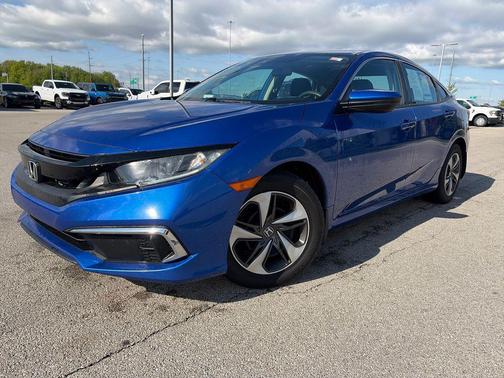 Aegean Blue Metallic 2019 Honda Civic LX