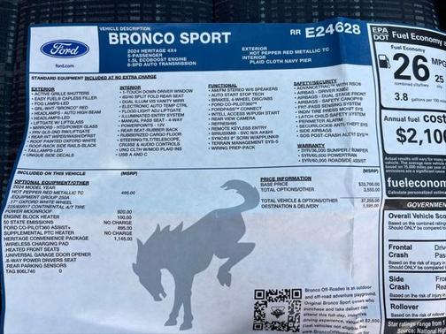 2024 Ford Bronco Sport Heritage