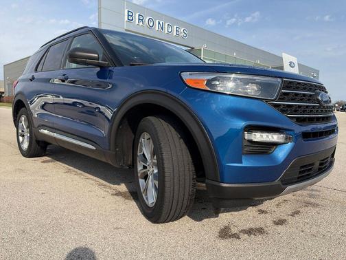 Atlas Blue Metallic 2023 Ford Explorer XLT