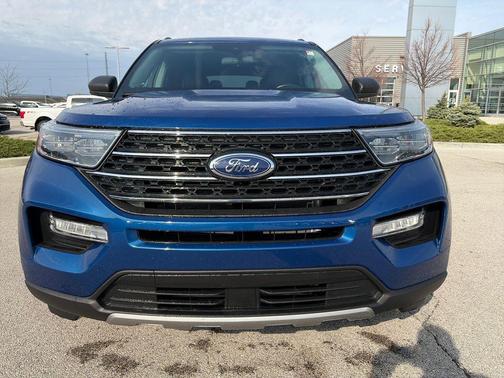 Atlas Blue Metallic 2023 Ford Explorer XLT