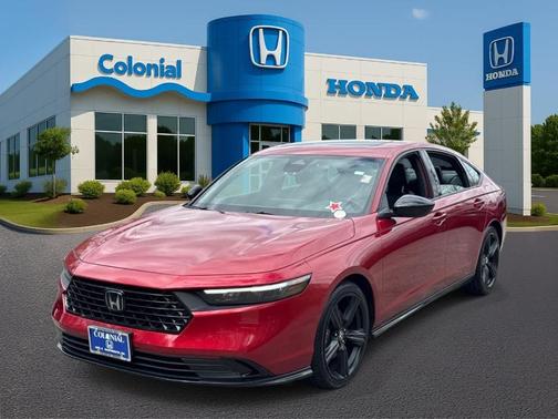 Radiant Red Metallic 2024 Honda Accord Hybrid Sport-L