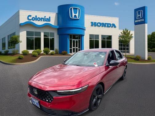 Radiant Red Metallic 2024 Honda Accord Hybrid Sport-L