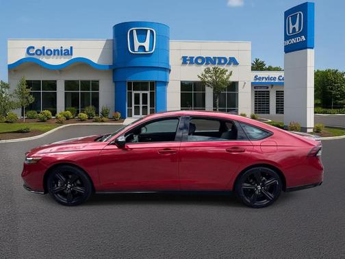Radiant Red Metallic 2024 Honda Accord Hybrid Sport-L