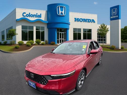 Radiant Red Metallic 2026 Honda Accord Hybrid EX-L