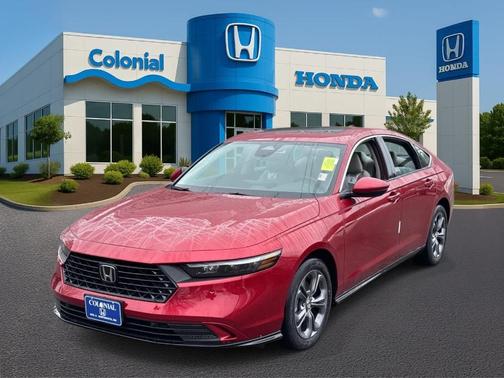 Radiant Red Metallic 2026 Honda Accord Hybrid EX-L