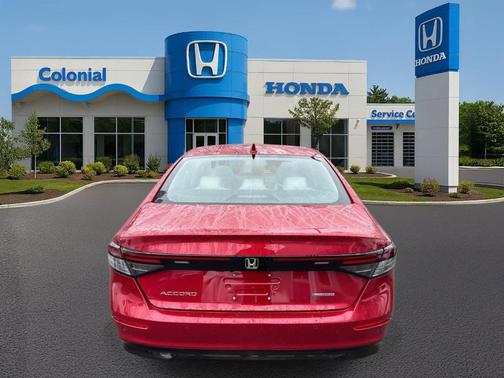 Radiant Red Metallic 2026 Honda Accord Hybrid EX-L